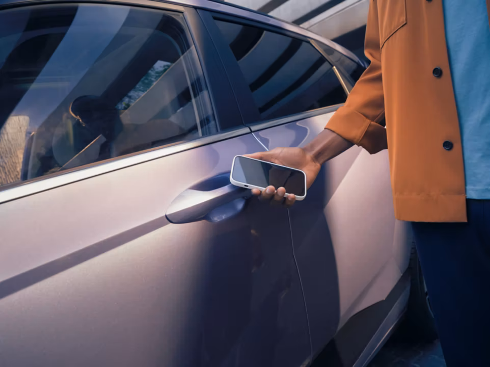 Hyundai digitální klíč.